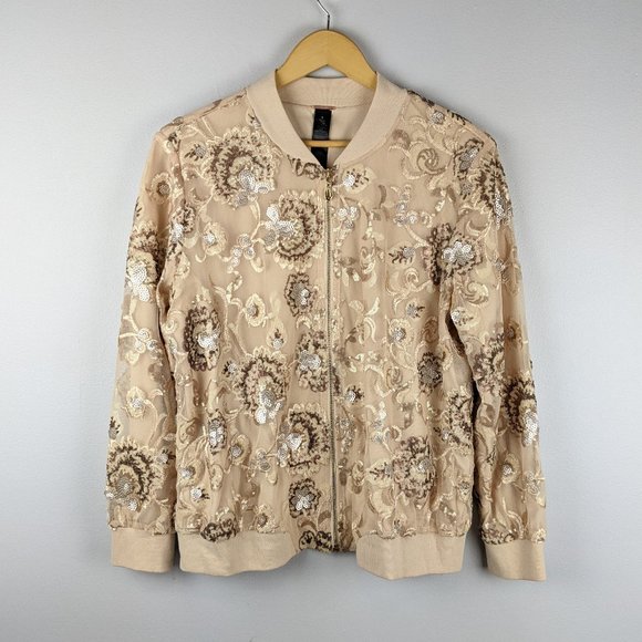 chicos gold jacket